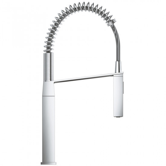 Змішувач для кухні з гнучким виливом Grohe Eurocube (31395000)