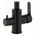 Змішувач для кухні Mixxus DAX-021-G Black  (нерж. сталь) з вих.для пит.води (MI6078)