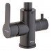 Змішувач для кухні Mixxus DAX-021-G Black  (нерж. сталь) з вих.для пит.води (MI6078)