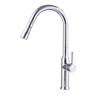 Змішувач для кухні з висувним виливом Mixxus Premium PULL 014 (MI6958)