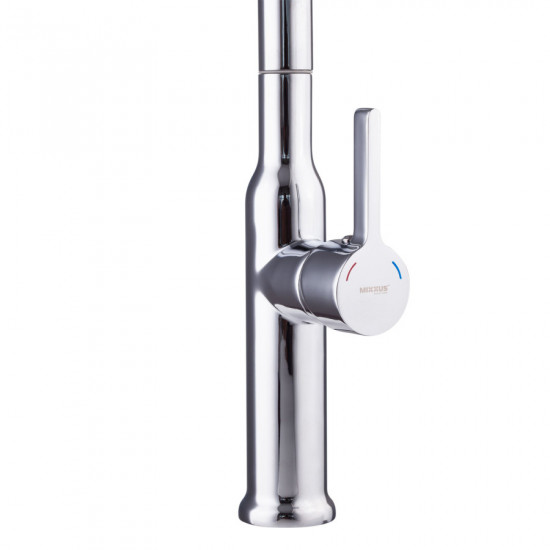 Змішувач для кухні з висувним виливом Mixxus Premium PULL 014 (MI6958)