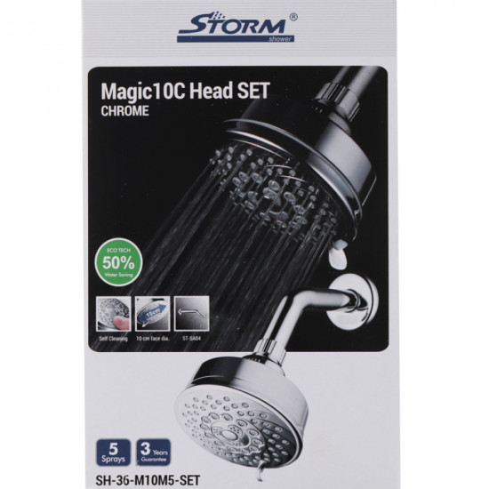 Лійка для душу Storm SH-36-M10M5-SET (ST0024) Лійка для душу Storm SH-36-M10M5-SET (ST0024)