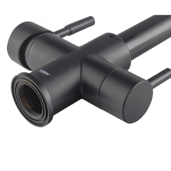 Змішувач для кухні Koer KB-72025-05 з виходом для питної води (вилив - пружина) (KR5015)