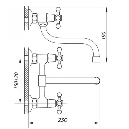Змішувач для кухні ZERIX JIK12 102-A (ZX2646) Змішувач для кухні ZERIX JIK12 102-A (ZX2646)