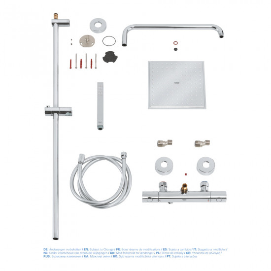 Душова система з термостатом для душа Grohe Euphoria System (26187000)