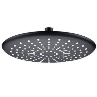 Лійка для душу стельова Mixxus SH-15-OH Black (230мм) (LE2783)