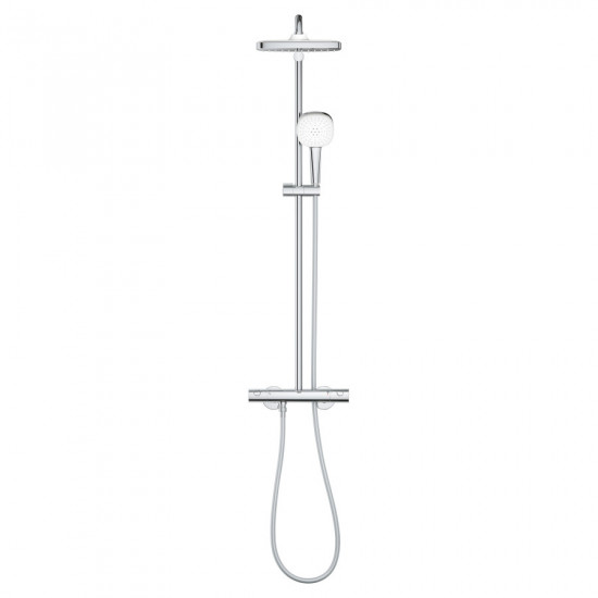 Душова система з термостатом для настінного монтажу Grohe Tempesta System 250 Cube (26689001)