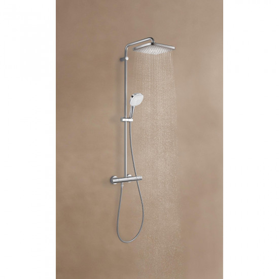 Душова система з термостатом для настінного монтажу Grohe Tempesta System 250 Cube (26689001)