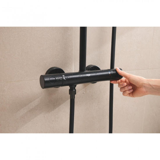 Душова система з термостатом для настінного монтажу Grohe Tempesta System 250 Cube (266892431)