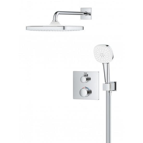 Душова система прихованого монтажу з термостатом Grohe Grohtherm (34871000)