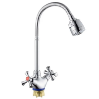 Смеситель для кухни с рефлекторным вытяжным носиком Champion TLH 271-827 (Nut) Reflector (MI6417)