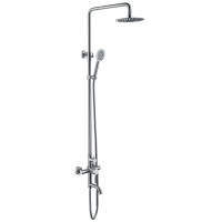 Душевая колонна с смесителем Champion SUS-009-J Chrome из нерж. стали (CH6540)