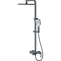Haiba KANT 009-J GRAPHITE Душова колона зі змішувачем (Колір графіт) (HB9665)