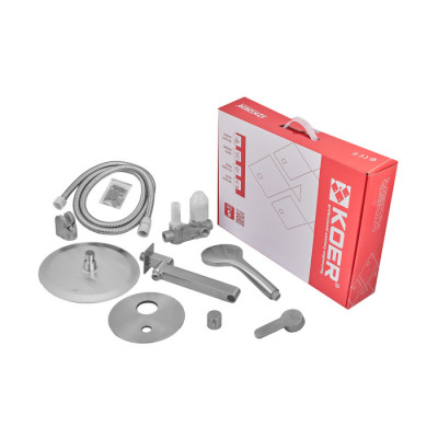 Вбудована душова система Koer KI-66016-02 (з нерж. сталі) (Колір нерж) (KR4792)