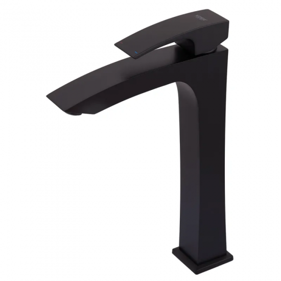 Змішувач для умивальника Koer KB-11007-05 високий (Колір чорний) (KR3441)