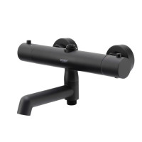 Душова колонна з термостатичним змішувачем Koer KB-57029-05 3 функції, колір чорний (KR5491)