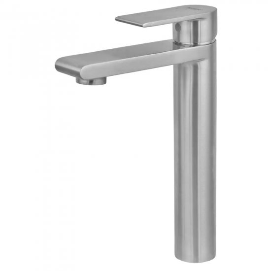 Змішувач для умивальника Koer KI-11015-02 високий (з нерж. сталі) (Колір нерж) (KR4782)