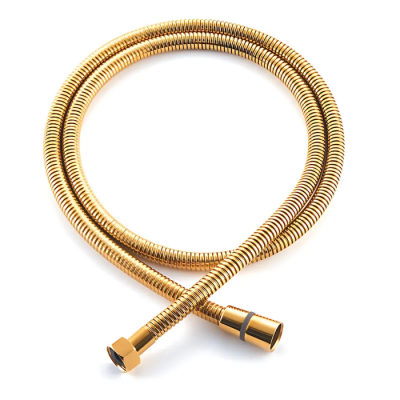 Шланг для душу KOER KB-0801-150-12 BRUSHED GOLD обплітка нерж.150 см, колір мат.золото (KR5666)