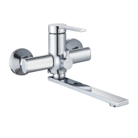 Смеситель для ванны Zerix LOR3-124 (ZX5975)