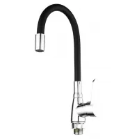 Змішувач для кухні Mixxus Elvis 014 (Nut) Refl.Black (без підведення) (MI6305)