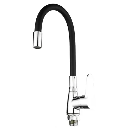 Змішувач для кухні Mixxus Elvis 014 (Nut) Refl.Black (без підведення) (MI6305)