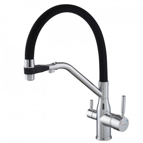 Змішувач для кухні MixxusPremium Gravity 021 REFL.BLACK (MI6977)