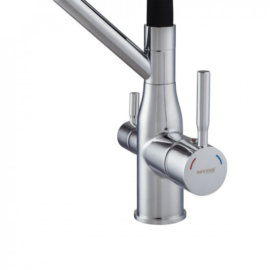 Змішувач для кухні MixxusPremium Gravity 021 REFL.BLACK (MI6977)