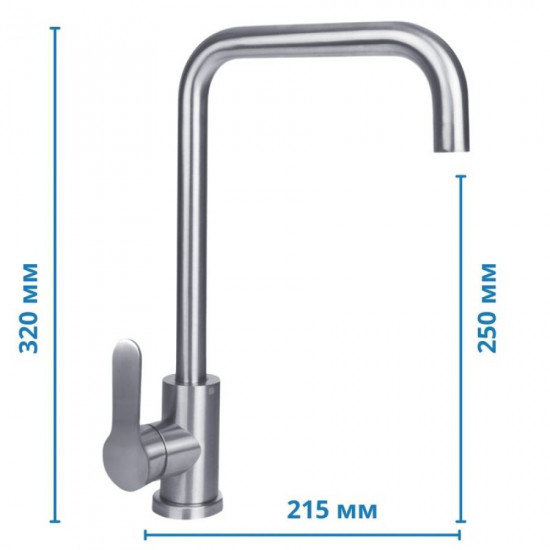 Змішувач для кухні Mixxus DAX-011-G (MI5991)
