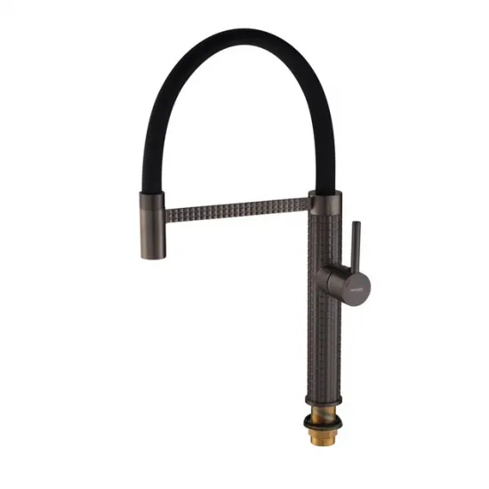 Змішувач для кухні Mixxus Premium Oliwer 017 GRAPHITE REFL.BLACK (MI6967)