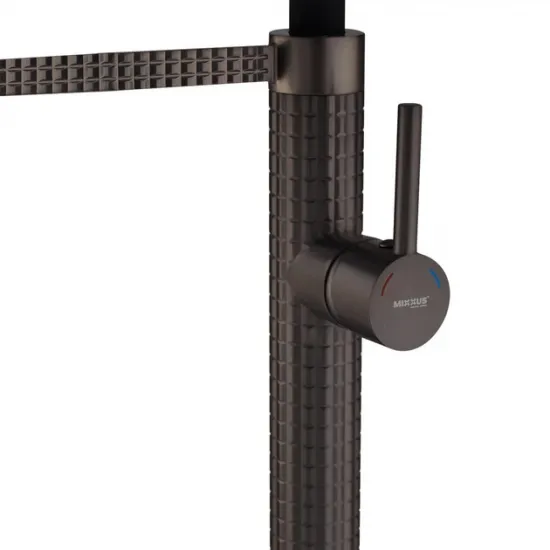 Змішувач для кухні Mixxus Premium Oliwer 017 GRAPHITE REFL.BLACK (MI6967)