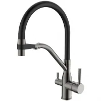 Змішувач для кухні MixxusPremium Gravity 021 GRAPHITE REFL.BLACK (MI6979)