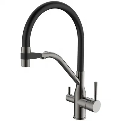 Змішувач для кухні MixxusPremium Gravity 021 GRAPHITE REFL.BLACK (MI6979)