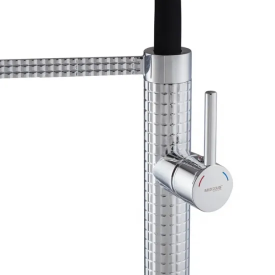 Змішувач для кухні Mixxus Premium Oliwer 017 REFL.BLACK (MI6965)