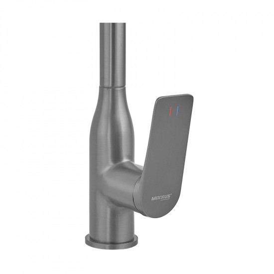 Змішувач для кухні Mixxus Premium DERBY 014 (NUT) GRAPHITE (MI6611) Змішувач для кухні Mixxus Premium DERBY 014 (NUT) GRAPHITE (MI6611)
