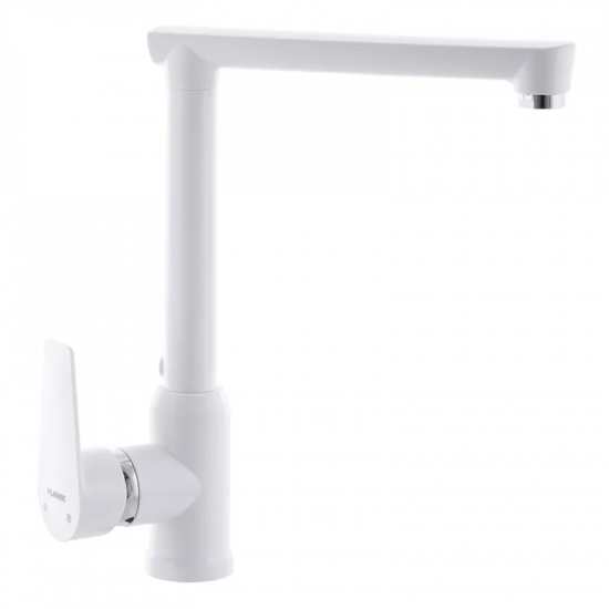 Змішувач для кухні Plamix Mario-017 White (без підводки) (PM0557)