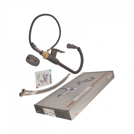 Змішувач для кухні Mixxus Premium DERBY 014 (NUT) BLACK (MI6605)