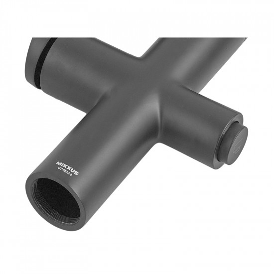 Змішувач для кухні Mixxus Premium DERBY 021 (NUT) BLACK REFL.BLACK з виходом для питної води  (MI66