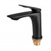 Змішувач для умивальника Mixxus Premium DERBY 001 (NUT) BLACK (MI6601)