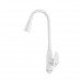 Змішувач для кухні PLAMIX CEZAR-011-B SET WHITE REFL.WHITE з силіконовим виливом, з підведенням (PM