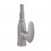 Змішувач для кухні PLAMIX CEZAR-011-B SET GRAPHITE REFL.GRAY з силіконовим виливом, з підведенням (