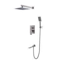Встроенная душевая система Koer KI-66015-02 (из нержав. стали) (Цвет нерж) (KR4785)