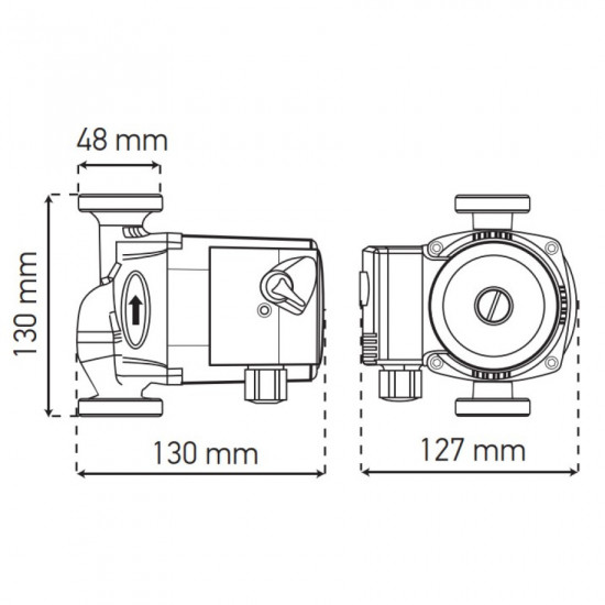Насос циркуляційний відцентр. Koer KP.GRS-25/4-130 (KP0250) Насос циркуляційний відцентр. Koer KP.GRS-25/4-130 (KP0250)