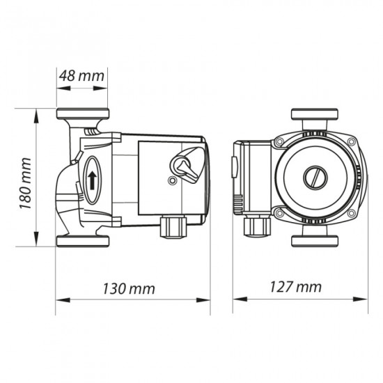 Насос циркуляційний відцентр. Koer KP.GRS-25/4-130 (KP0250) Насос циркуляційний відцентр. Koer KP.GRS-25/4-130 (KP0250)