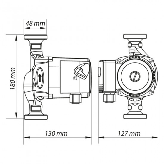 Насос циркуляційний відцентр. Koer KP.GRS-25 / 8-2-180 (KP0253) Насос циркуляційний відцентр. Koer KP.GRS-25 / 8-2-180 (KP0253)