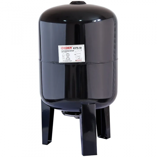 Гидроаккумулятор Koer KVTS-100 вертикальный 100 л (корпус-сталь 1,2мм), фланец-нержавейка (KB0016)