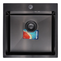 Мойка Mixxus Чёрная MX5050-200x1.0-PVD (MX0578)
