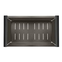 Сушилка для посуды Mixxus BAS-03 NANO-BLACK 420мм из нерж. стали (цвет графит) (MX1950)