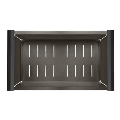 Сушилка для посуды Mixxus BAS-03 NANO-BLACK 420мм из нерж. стали (цвет графит) (MX1950)