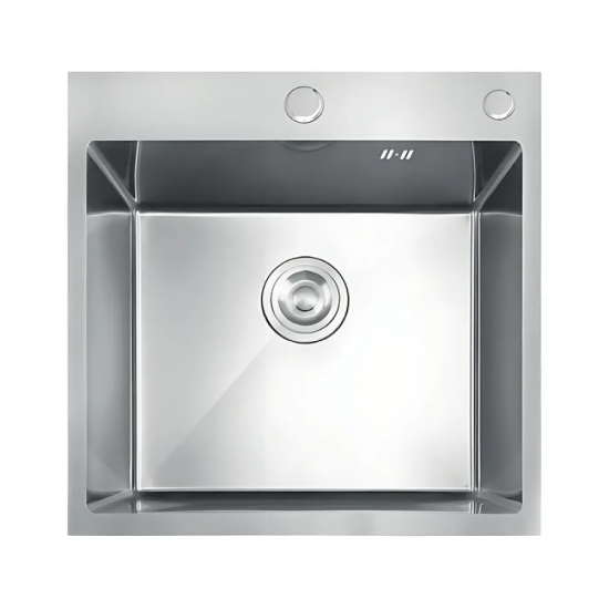 Мойка из нержавеющей стали MIXXUS MH5050 DECOR NANO-SILVER (3.0/0.8) цвет нержавейка (MI7040)