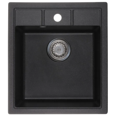 Мойка кухонная Zerix ZS-4651S-03 Черная (ZX4564)